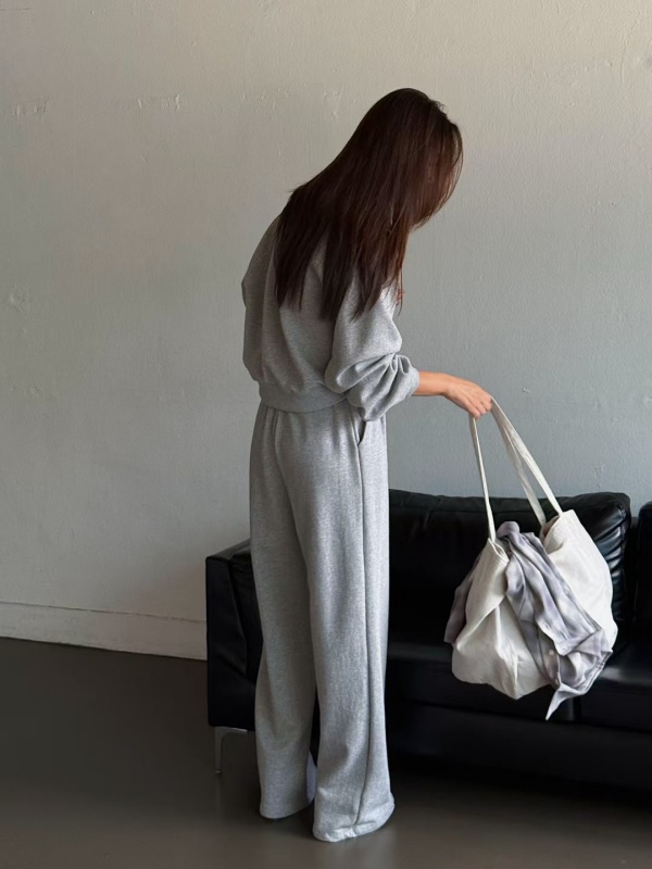 韓 拉鍊有領休閒上衣 2色