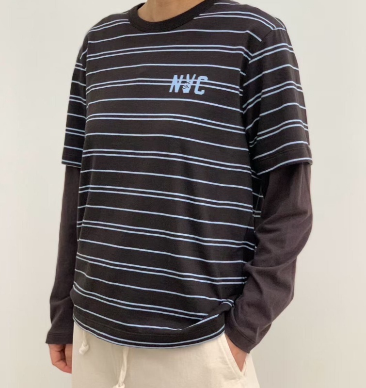韓 假兩件式N耶C上衣 2色 size