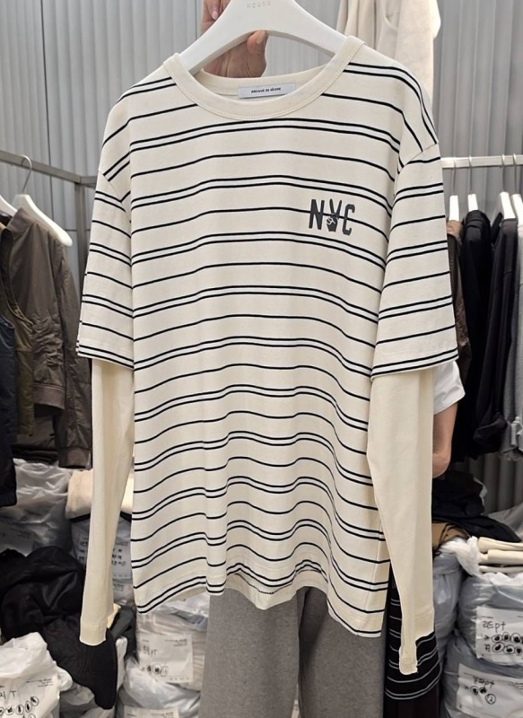 韓 假兩件式N耶C上衣 2色 size