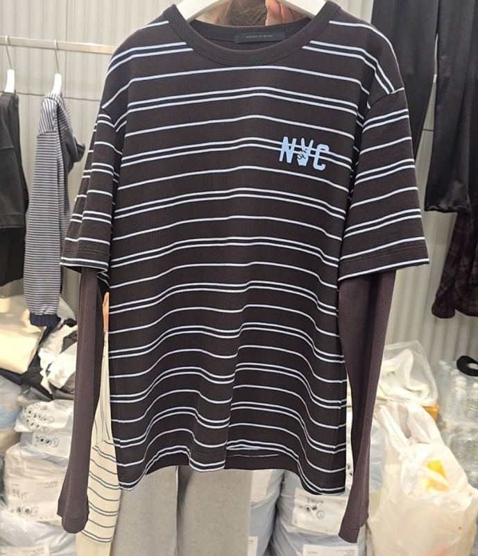 韓 假兩件式N耶C上衣 2色 size