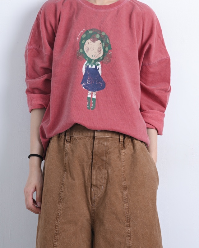 韓 點點頭巾女孩上衣 3色 size