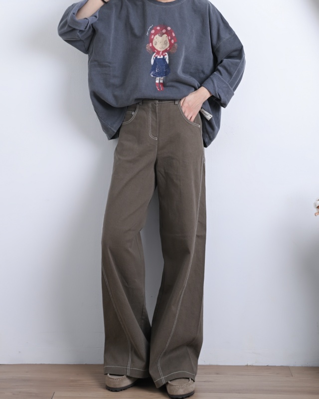 韓 點點頭巾女孩上衣 3色 size