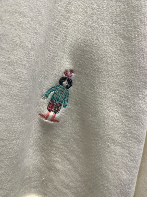韓 條文小人上衣 3色 size
