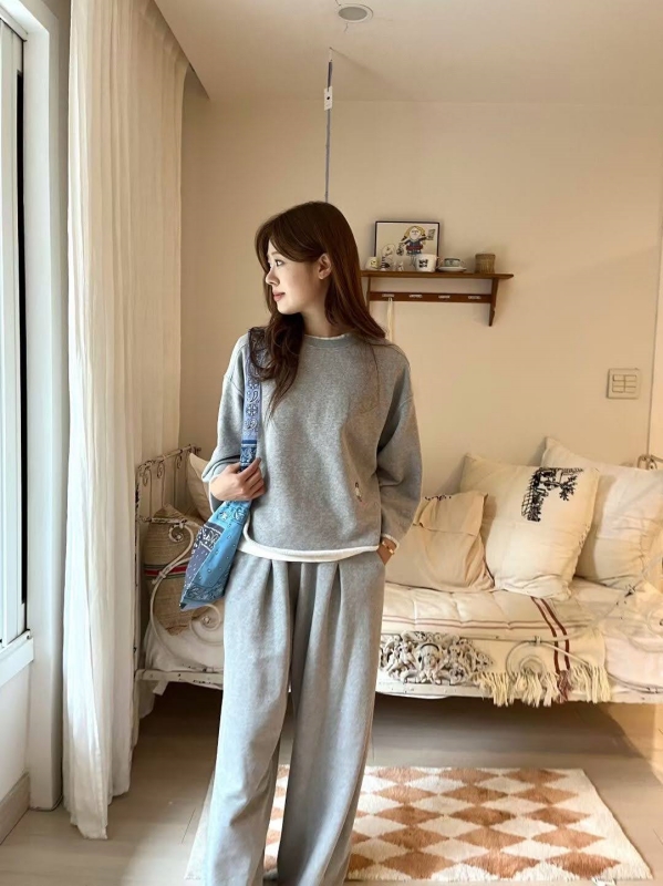 韓 條文小人上衣 3色 size