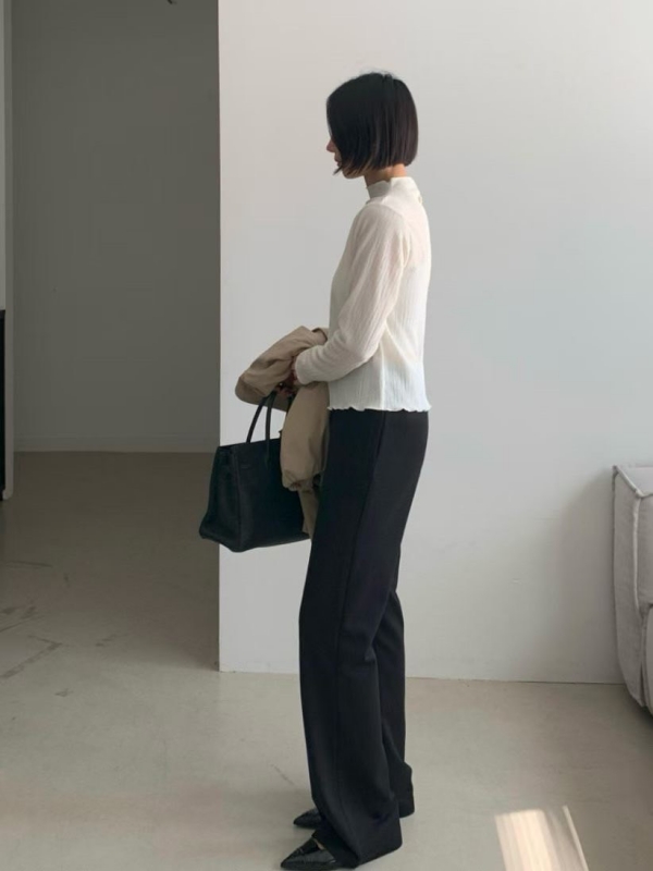 韓 兩面穿小扣上衣 2色