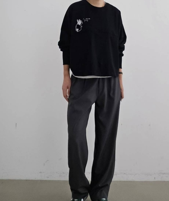 韓 狗狗上衣 2色