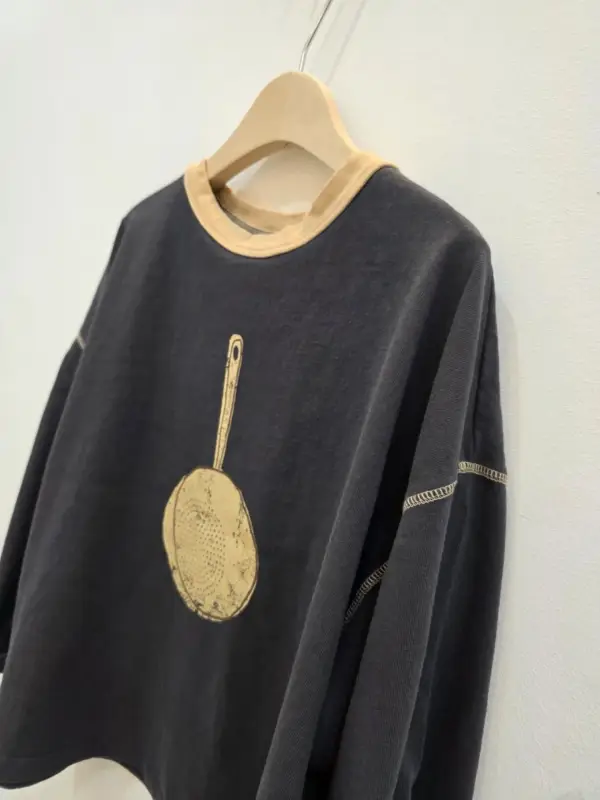 韓 平底鍋上衣 3色 size