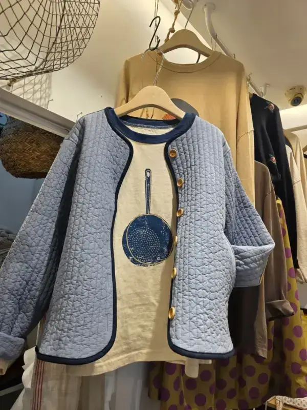 韓 平底鍋上衣 3色 size