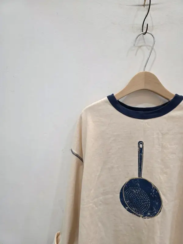 韓 平底鍋上衣 3色 size