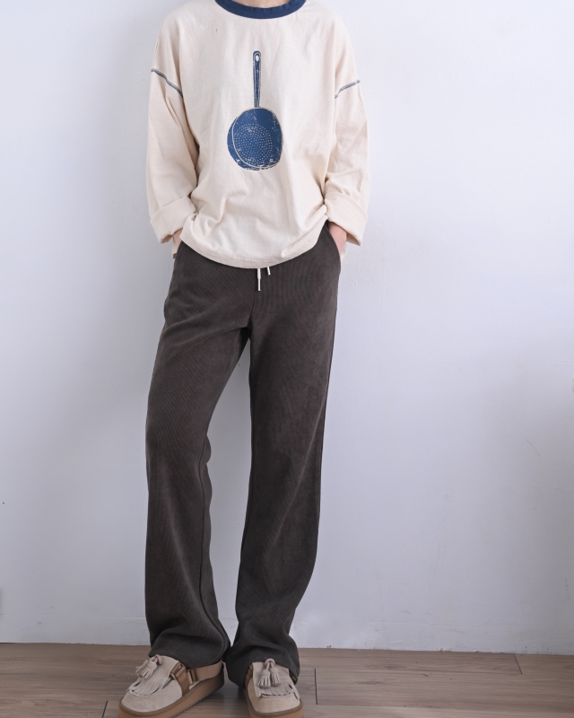 韓 平底鍋上衣 3色 size