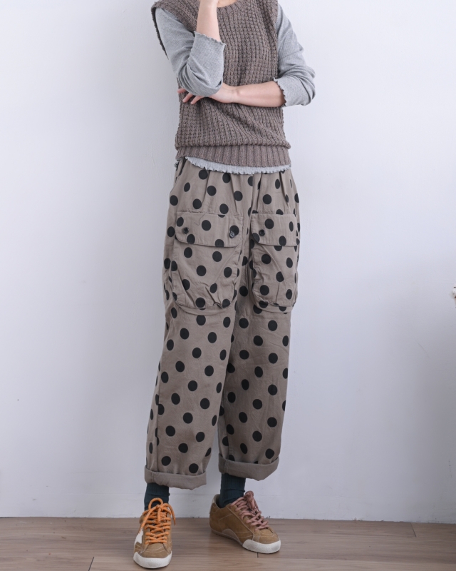 韓 粗坑條捲捲邊長袖上衣 7色 size