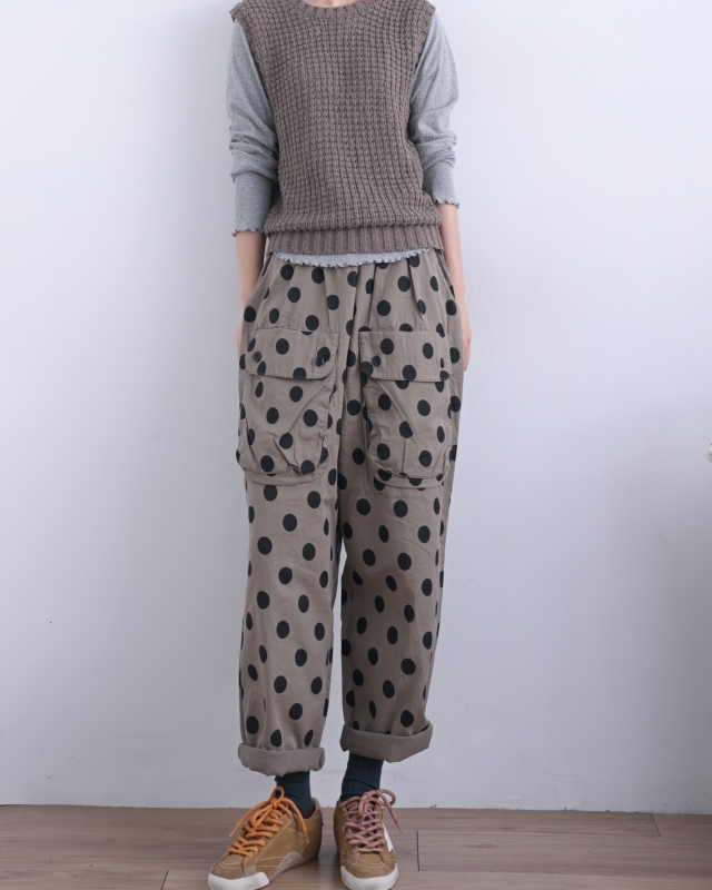 韓 粗坑條捲捲邊長袖上衣 7色 size