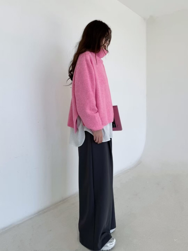 韓 翻領上衣 4色