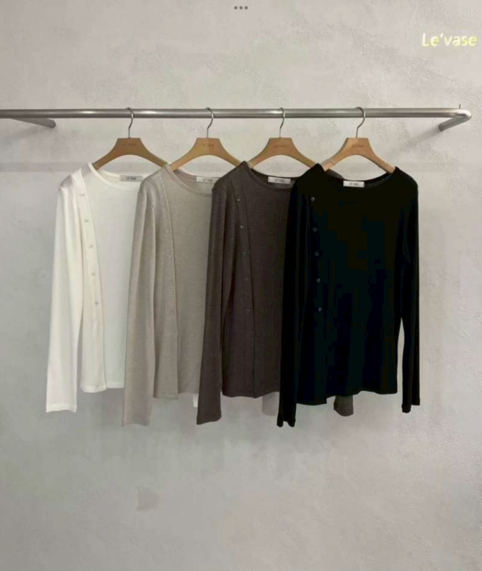 韓 側排釦上衣 4色