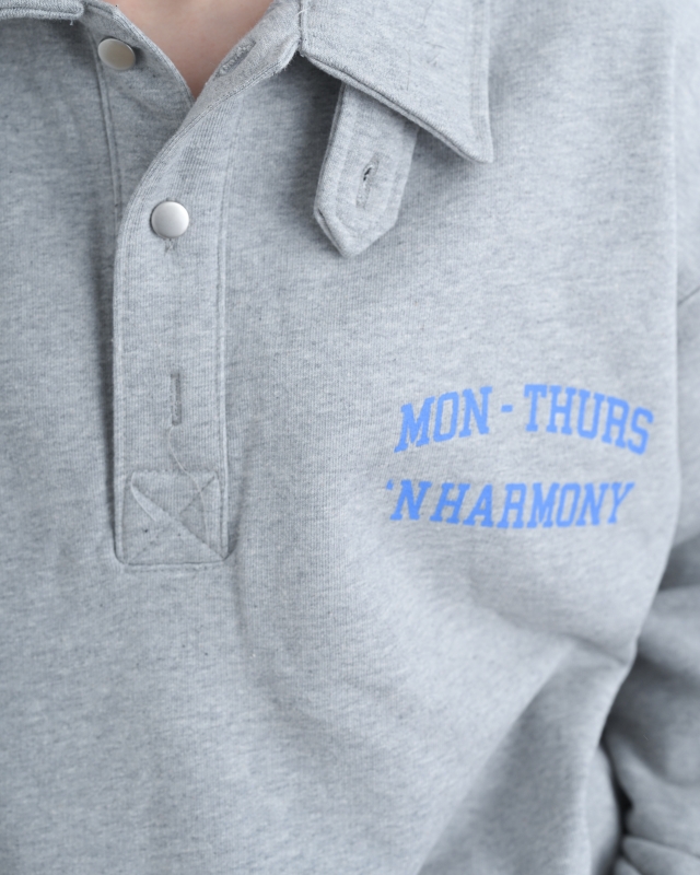 韓 小釦半襟上衣 size