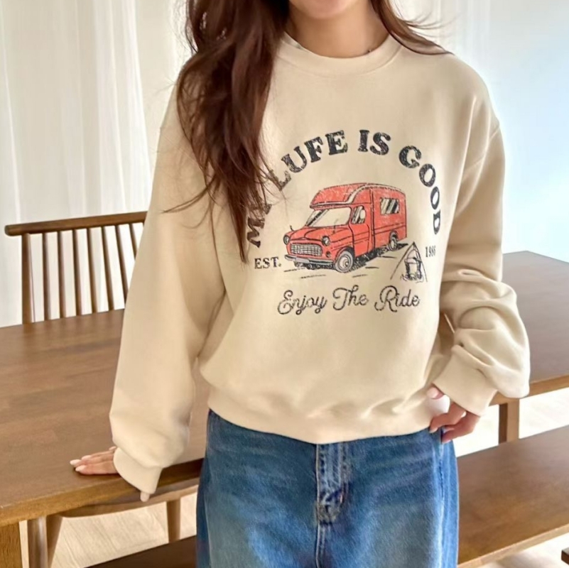 韓 肘拚格文汽車上衣 2色