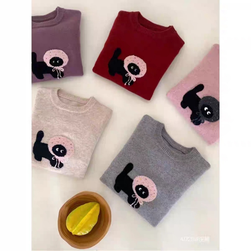 韓 戴毛帽小黑咪 5色 size