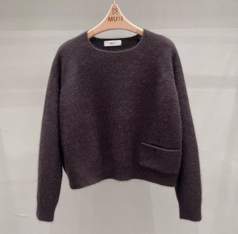 韓 毛料小口袋上衣 3色 size