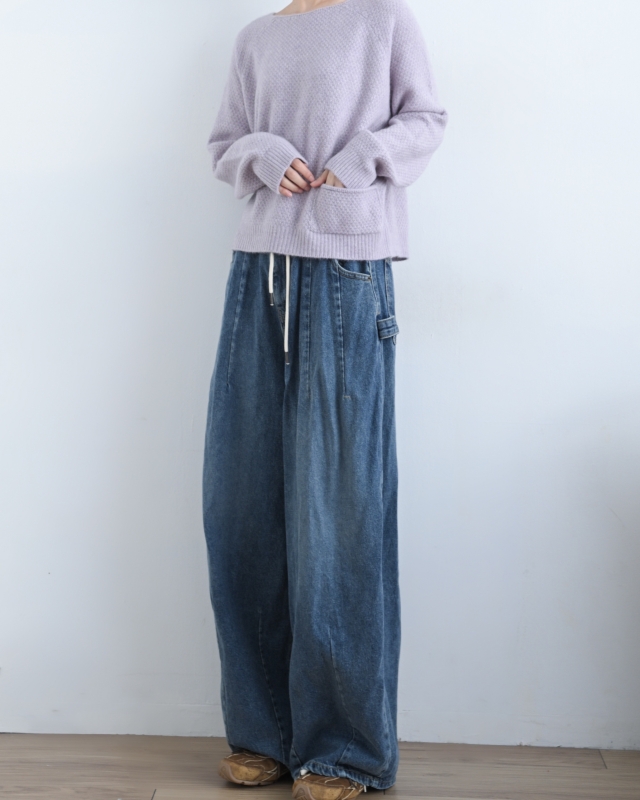 韓 毛料小口袋上衣 3色 size