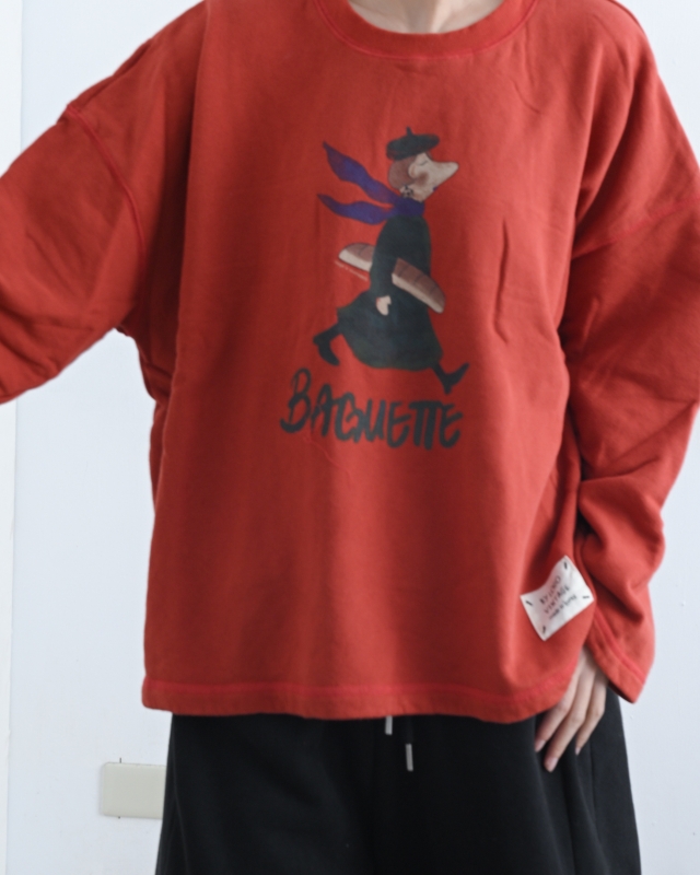 韓 買麵包去吧上衣 2色 size