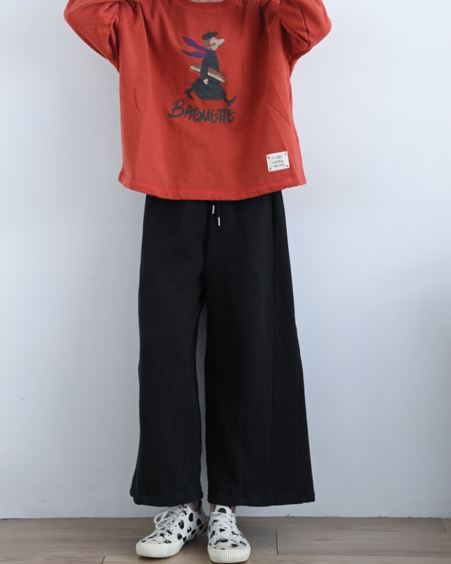 韓 買麵包去吧上衣 2色 size