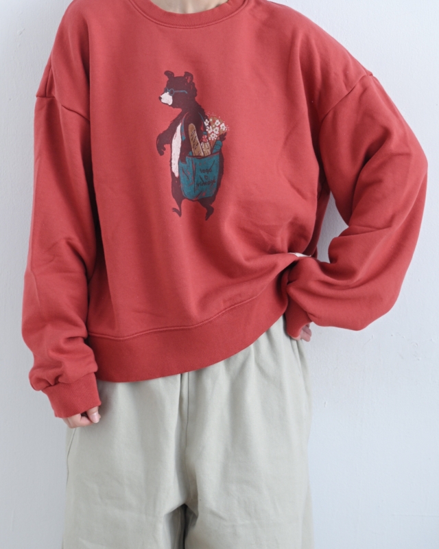 韓 熊熊購物去上衣 2色 size