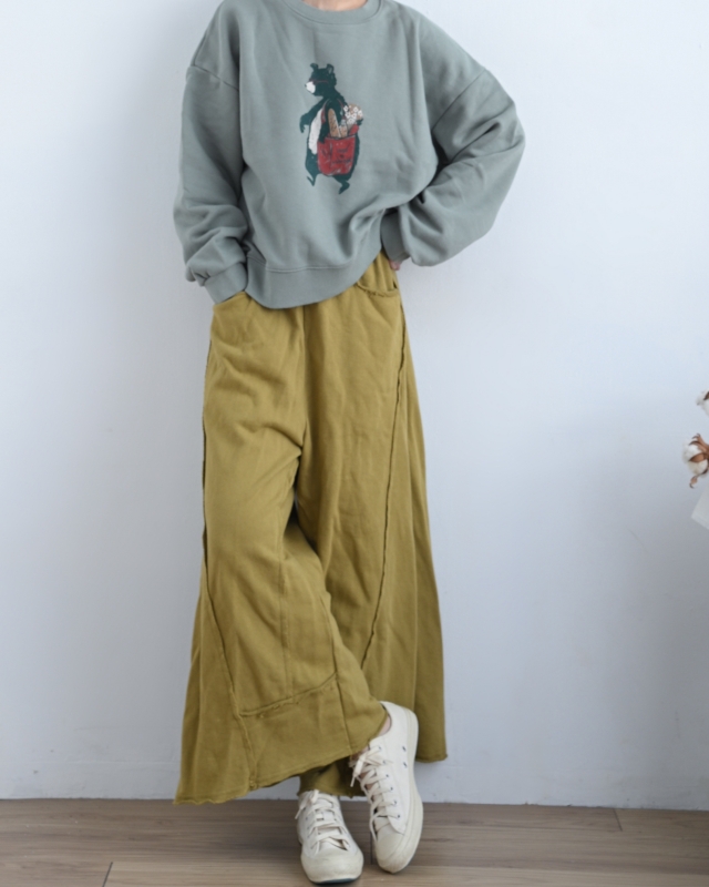 韓 熊熊購物去上衣 2色 size