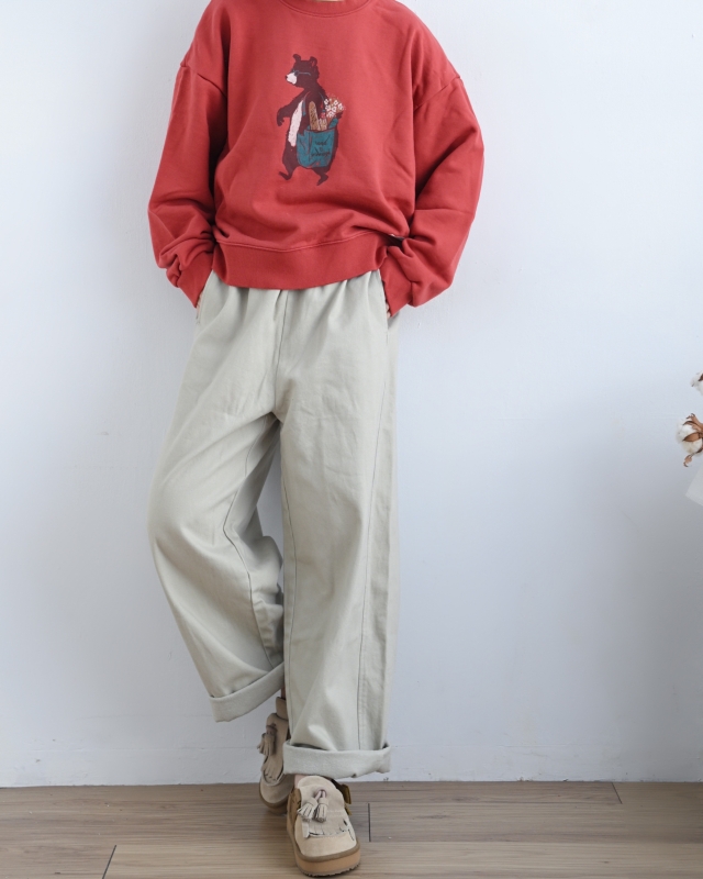 韓 熊熊購物去上衣 2色 size