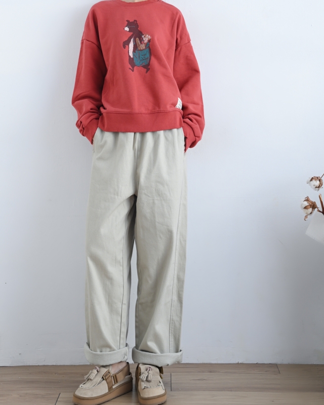 韓 熊熊購物去上衣 2色 size