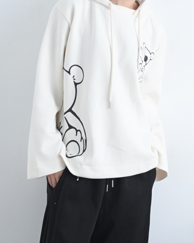 韓 連帽OK熊上衣 size