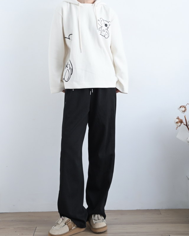 韓 連帽OK熊上衣 size