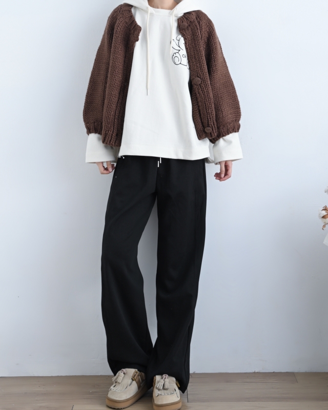 韓 連帽OK熊上衣 size