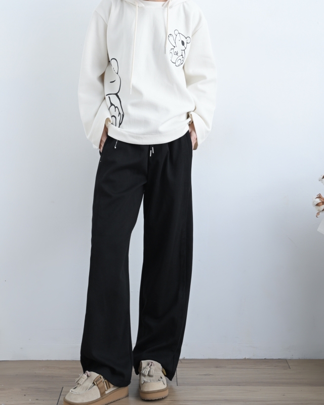 韓 連帽OK熊上衣 size