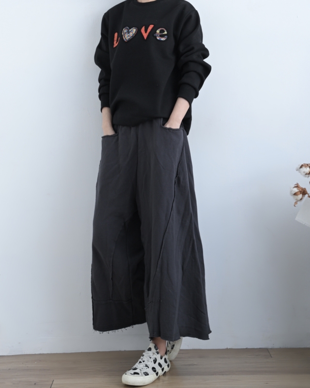 韓 印花樂浮油上衣 3色 size