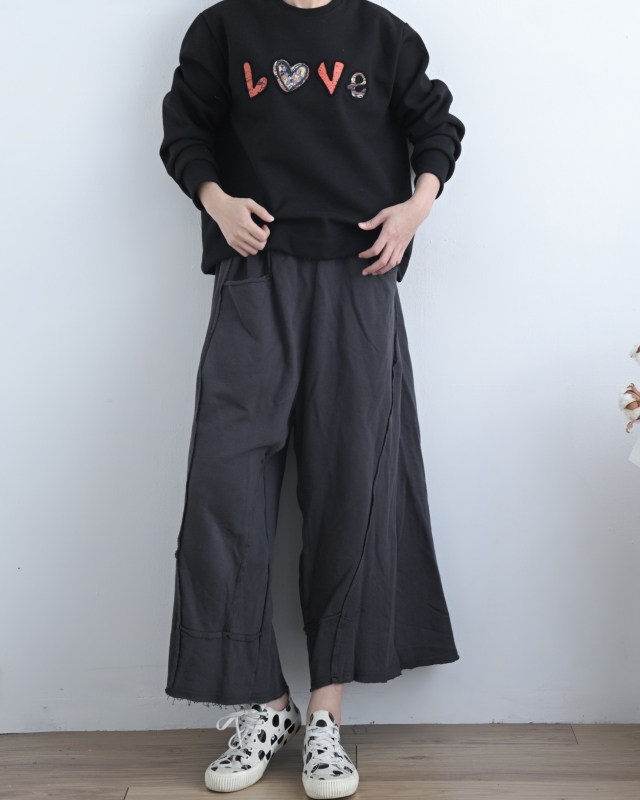 韓 印花樂浮油上衣 3色 size