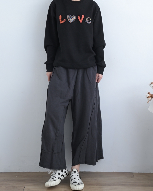 韓 印花樂浮油上衣 3色 size