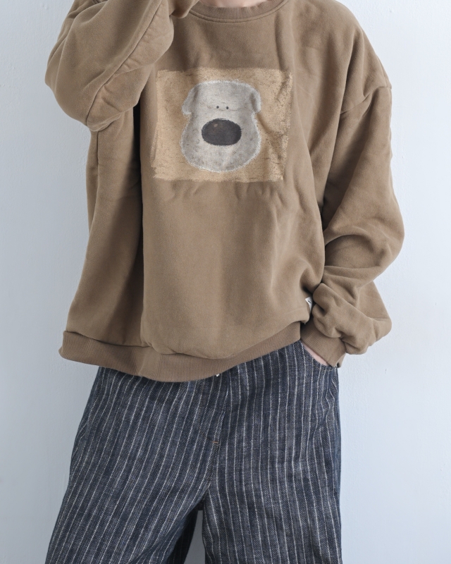 韓 四方熊上衣 3色 size