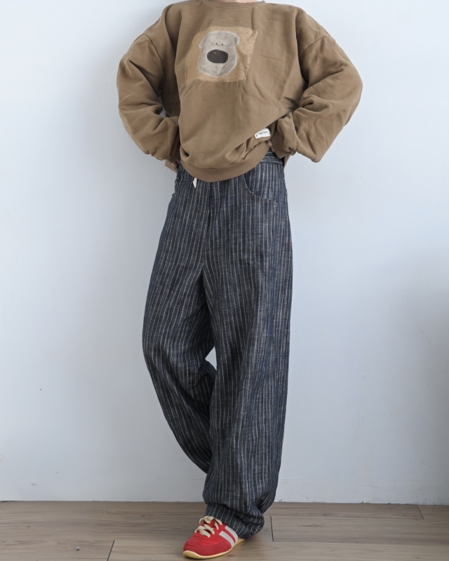 韓 四方熊上衣 3色 size