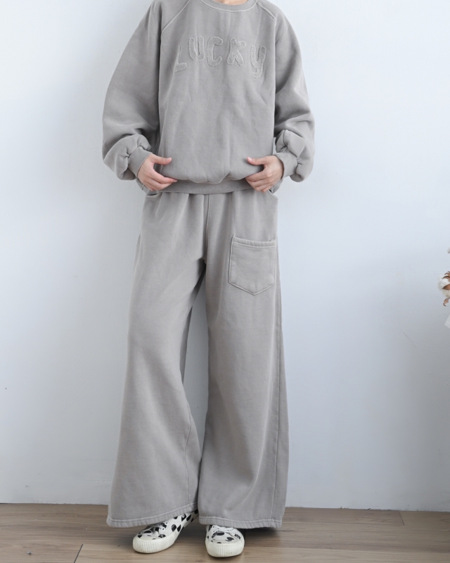 韓 舒服綿質英文字上衣 3色 size