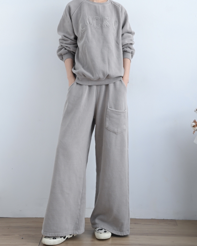 韓 舒服綿質英文字上衣 3色 size