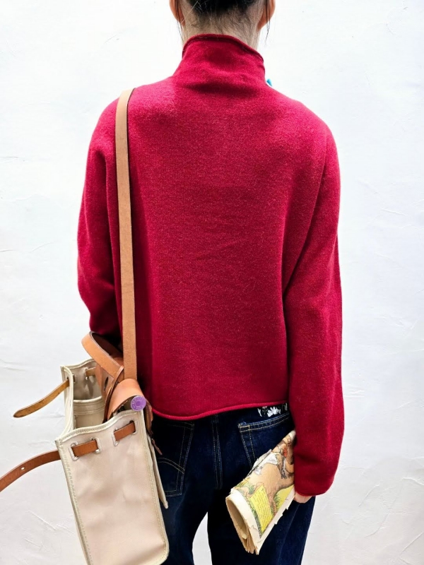 韓 細點小高領上衣 3色 size