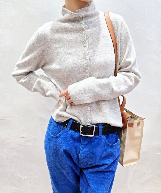 韓 細點小高領上衣 3色 size