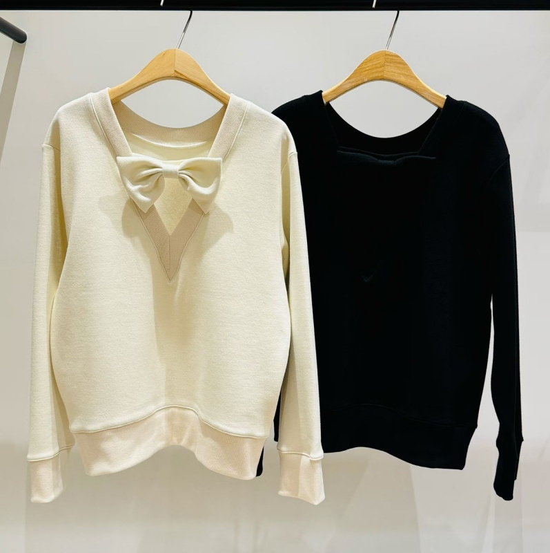 韓 背蝴蝶結上衣 2色