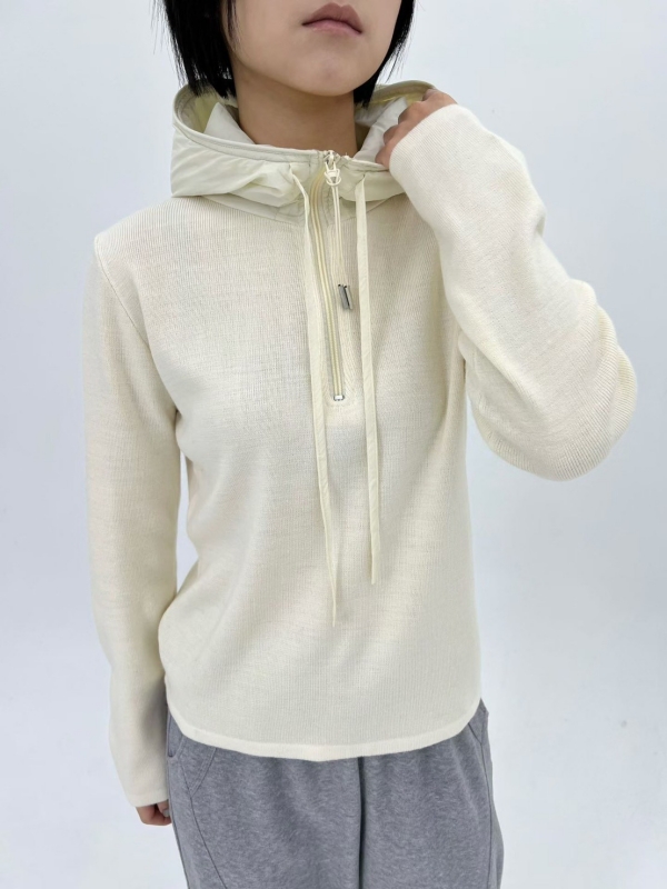 韓 拉鍊連帽上衣 2色