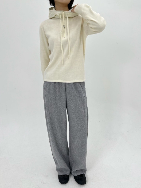 韓 拉鍊連帽上衣 2色