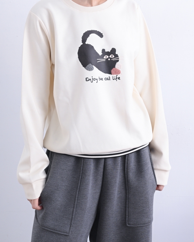 韓 下接條文咪上衣 2色 size