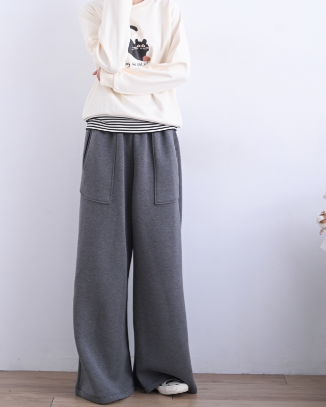 韓 下接條文咪上衣 2色 size