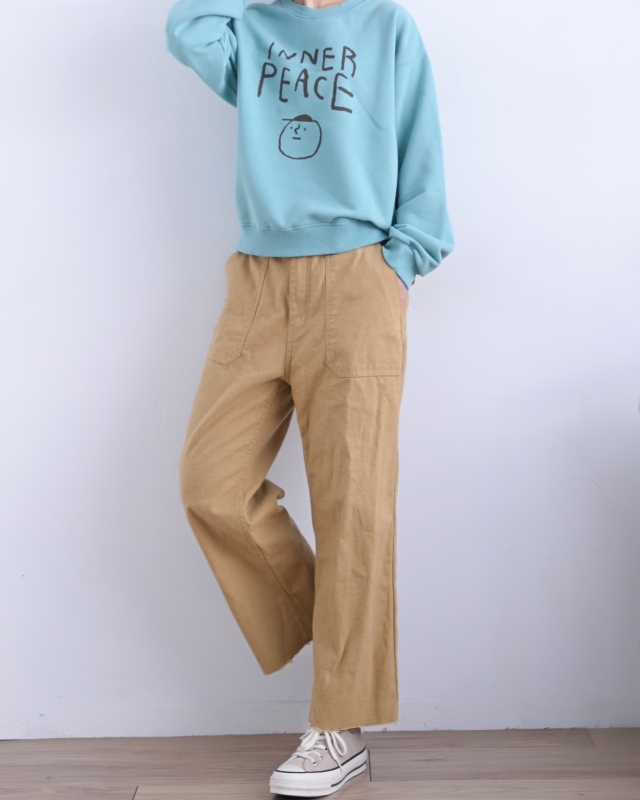 韓 英文字小頭上衣 2色 size