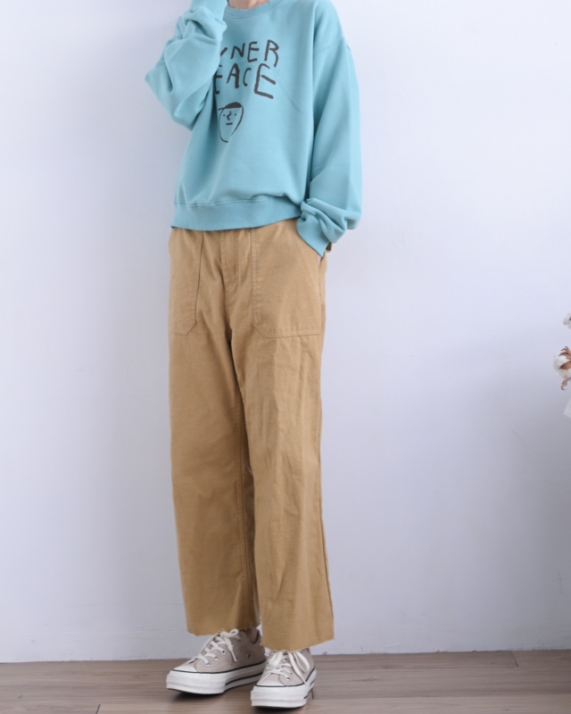 韓 英文字小頭上衣 2色 size