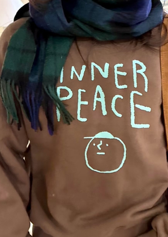 韓 英文字小頭上衣 2色 size